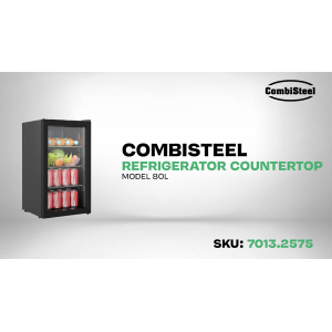 Mini Glass Door Refrigerated Cabinet - 80 L - CombiSteel
