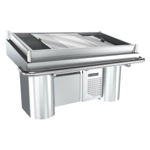 Refrigerated Fish Counter Combisteel in Stainless Steel | Restaurant Furniture