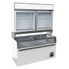 Vitrine Murale et Bahut Blanc Combisteel - 948 L | Réfrigération Performante