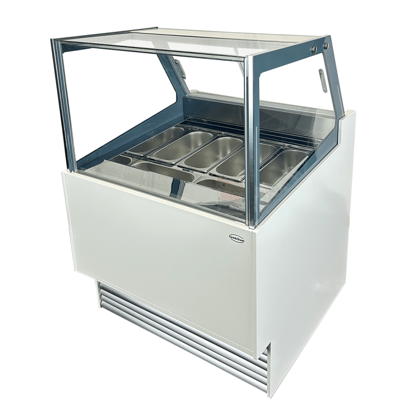 Balise Title optimisée SEO pour la Vitrine à Glaces Komodo - 6 x 5 L CombiSteel : Équipement Professionnel pour Glaces de Qualit