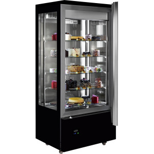 Vitrine réfrigérée CombiSteel 400L - Idéale pour pâtisseries