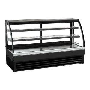 Positive Kühlvitrine Gebogen - 400 L - CombiSteel