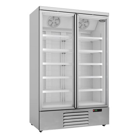 Stainless Steel 2-Door Negative Refrigerated Display Case - 1000 L CombiSteel