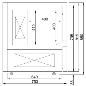 Optimieren Sie die Kühlung mit der Kühlzelle - 5 GN 1/1 Combisteel