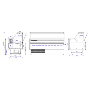 Positive Refrigerated Display Case Oscar - Professional & Efficient Presentation