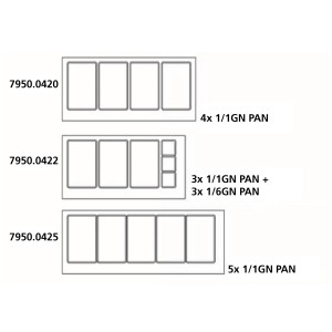 Saladette with 3 Doors - 456 L - CombiSteel: Freshness and Efficiency