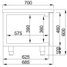 Positive Kühltisch 4 Türen GN 1/1 - 360 L Combisteel