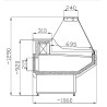 Kühlschrankvitrine Owen - Weißes Design & optimale Aufbewahrung