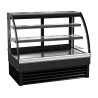 Curved Glass Chilled Display Cabinet - 236 L - CombiSteel: Professional solution for fresh products