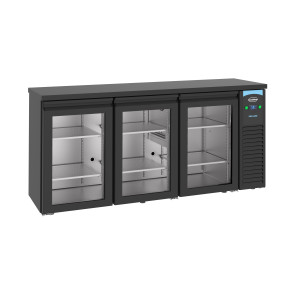 Arrière-Bar Réfrigéré 3 Portes Vitrées 500 L - CombiSteel - Froid Ventilé