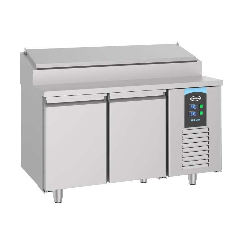 Saladette Réfrigérée 2 Portes - 7 GN 1/3 Inox et Performante