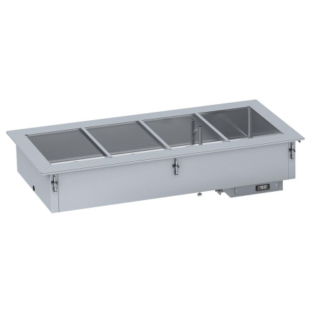 SEO optimized Title Tag for the product: Manual Water Fill Drop-In Bain-Marie - 4/1 CombiSteel: Perfect maintenance of