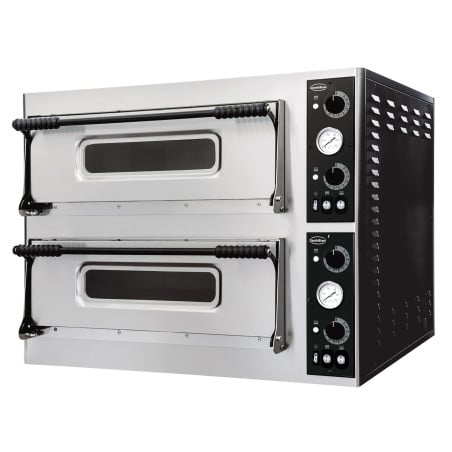 Double Chamber Pizza Oven - 2 x 6 Pizzas - Combisteel 400V