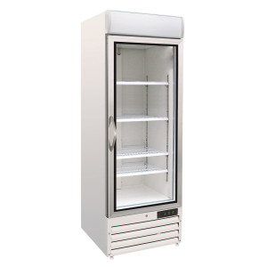 Glass Door Negative Refrigerated Cabinet - 412L Combisteel