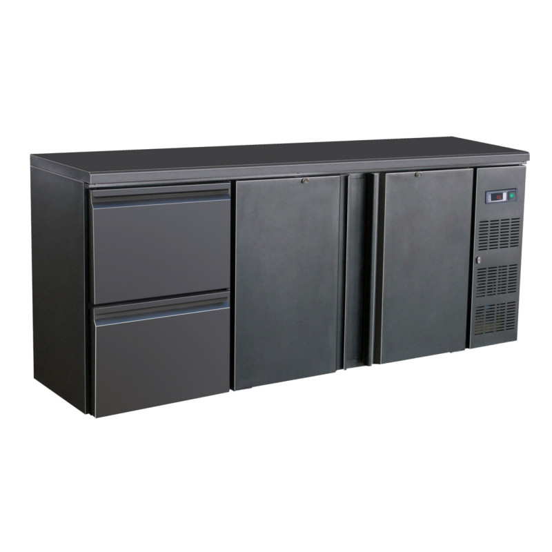 Refrigerated Back Bar with 2 Doors and 2 Drawers - 537 L - CombiSteel