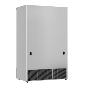 Positive Stainless Steel Refrigerated Cabinet 2 Glass Doors 1000 L CombiSteel