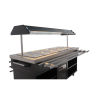 Buffet Warm CombiSteel - Edelstahl GN 1/1 & LED-Beleuchtung