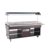 Buffet Warm CombiSteel - Edelstahl GN 1/1 & LED-Beleuchtung