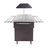 Buffet Chaud CombiSteel - Acier Inoxydable GN 1/1 & Éclairage LED