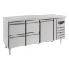 Positive Refrigerated Table GN 1/1 with 1 Door and 4 Drawers - 417 L - CombiSteel