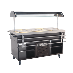 Buffet Réfrigéré 4 GN 1/1 - CombiSteel : Performance professionnelle et design élégant