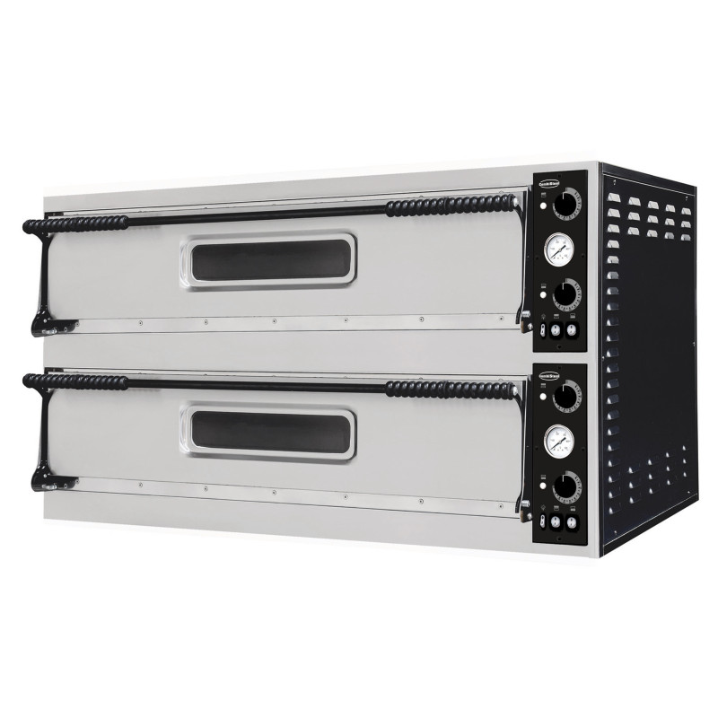 2-Chamber Pizza Oven - 2 x 3 Pizzas - 400 V - CombiSteel 2-Chamber Pizza Oven - 2 x 3 Pizzas - 400 V - CombiSteel