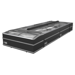 Schwarze Truhe Gefrierschrank für Supermarkt - 864 L - CombiSteel
