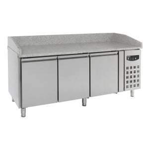 Gekühltes Pizzamöbel mit 3 Türen - 580 L - CombiSteel