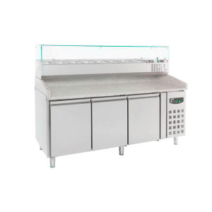 Refrigerated Pizza Cabinet with 3 Doors - 580 L - CombiSteel