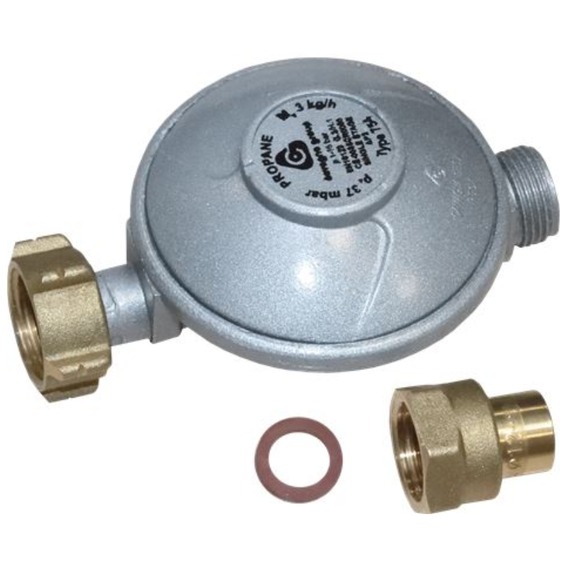 Regulator for Propane Gas Connection for 23 L Gas Fryer - Dynasteel