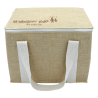 "Naturally Frosted" Isothermal Coolers in Jute - FourniResto