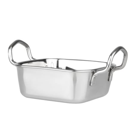 Square Stainless Steel Presentation Dish - 115 x 115 mm - Olympia