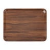 Smooth Laminated Tray Capri Walnut - 460 x 360 mm - Set of 24 - Cambro