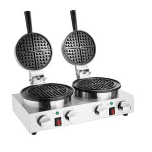 Round Double Belgian Waffle Maker - Buffalo