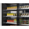 Black Cervinho Self-Service Refrigerated Display with Sliding Doors - 1000 mm - Zoin