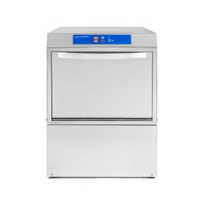 Professional dishwasher with liquid and detergent dispenser - 50x50 cm Dynasteel