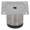 Adjustable Foot AISI 304 ø 1"1/2 - 65 x 65 mm - FourniResto Adjustable Foot AISI 304 ø 1"1/2 - 65 x 65 mm - FourniResto
