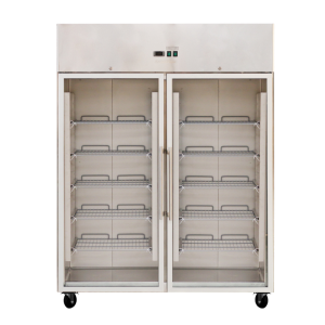 Kühlschrank mit 2 Glastüren GN2/1 - 1400 L