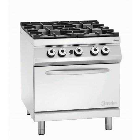 Four-burner range series 900 - Gas oven GN 2/1 from the brand Bartscher