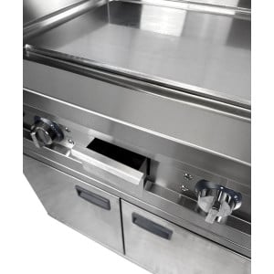 Glatte elektrische Snackplatte 800 mm - CombiSteel