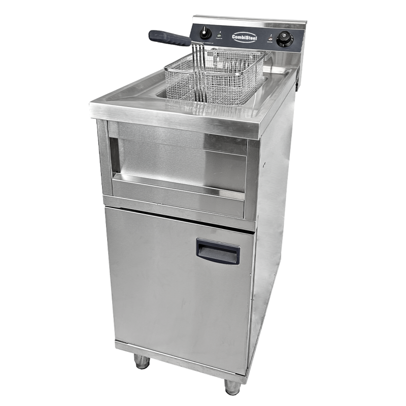 CombiSteel Electric Fryer - 12 L professional stainless steel