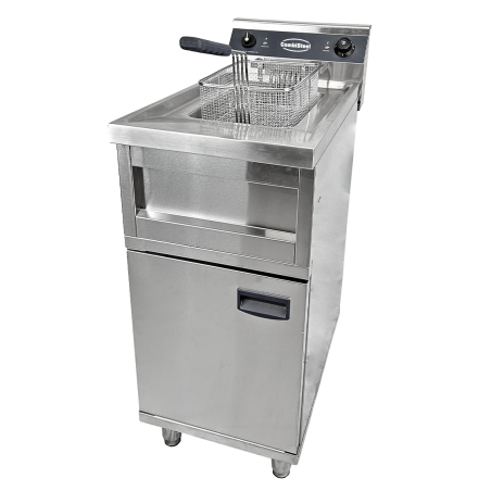 CombiSteel Electric Fryer - 12 L professional stainless steel