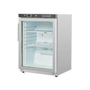 Mini Refrigerated Cabinet 200 L - Positive Glass Stainless Steel - Dynasteel