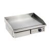 Professional Electric Griddle Dynasteel - Smooth 55 cm: Stainless steel plate, even and fast cooking