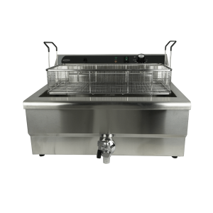 Professionelle Fritteuse mit Ablasshahn - 25 L - CombiSteel