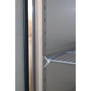 Negativer Schrank 1400 L Edelstahl 2 Türen GN 2/1 Belüftet