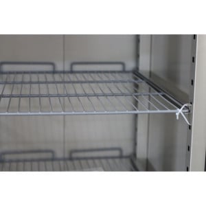 Negativer Schrank 1400 L Edelstahl 2 Türen GN 2/1 Belüftet