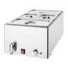 Bain-Marie with Drain Tap and GN Pans