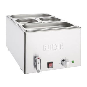 Bain-Marie with Drain Tap and GN Pans