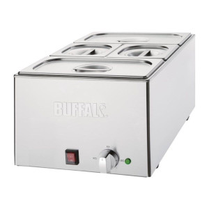 Bain-Marie Avec Bacs - 2 x GN 1/3 et 2 x GN 1/6 - Buffalo